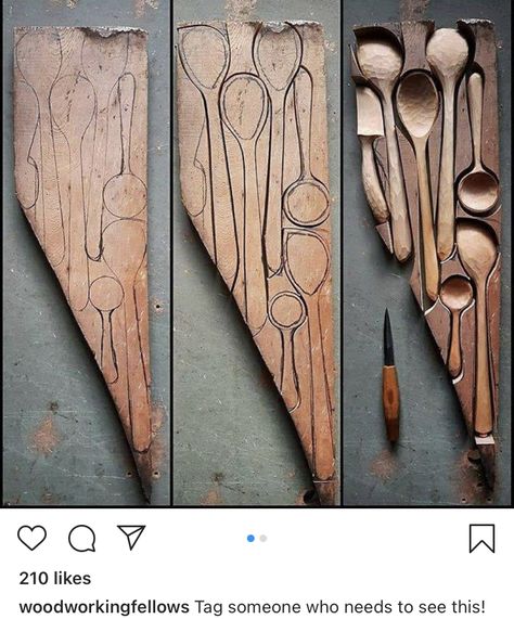 Art Sculpture En Bois, Wooden Spoon Carving, Wood Spoon Carving, Carved Spoons, Wood Utensils, Tablet Weaving, Diy Holz, Wooden Utensils, Popular Woodworking