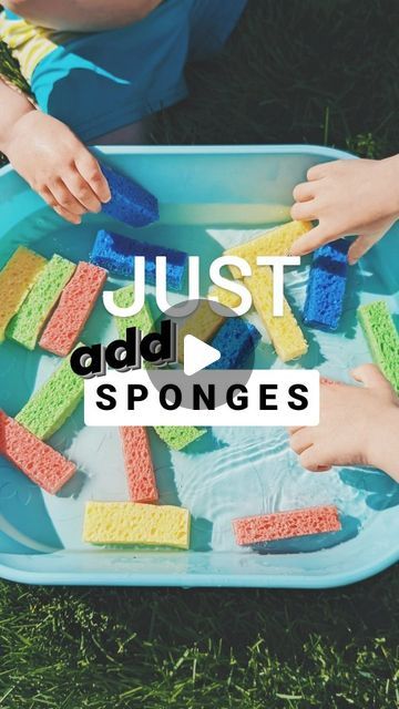 Melissa | EASY Toddler & Kids Activity Ideas on Instagram: "Comment "SPONGES" for the link to the fun, colorful sponges we throw in our water bin every summer.💦An added bonus is that squeezing them is great for building fine motor skills!
•
•
•
#momhacks #toddlermom #toddleractivities #toddlerplayideas #waterplay #outdoorplayideas #outdooractivitiesfortoddlers #babyplay #toddlerplay #playallday #otforkids #summeractivities #summerplayideas #summerwithtoddlers #motherhood #parentingtips #parentinghacks #screenfreesummer #screenfreeactivities" Sponge Activities For Kids, Waterplay Ideas, Water Activities For Preschool, Water Activities For Toddlers, Fine Motor Activities For Toddlers, Learning Games For Toddlers, Toddler Fine Motor Activities, Water Play Activities, Outdoor Activities For Toddlers