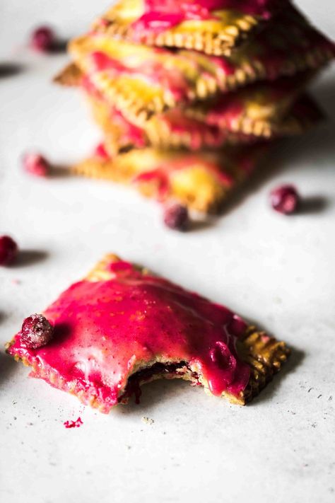 Pop Tart Recipes, Fall Shower Ideas, Savory Pop Tarts, Hand Held Pies, Green House Cafe, Homemade Poptarts, Pop Tarts Recipe, Cranberry Glaze, Poptart Recipe