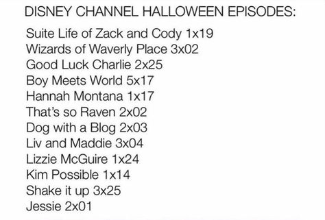 Disney Channel Christmas Episodes, Girl Code Book, Halloween Things To Do, Ber Months, Halloween Episodes, Christmas Episodes, Halloween Movie Night, Fall Tv, Fall Mood Board