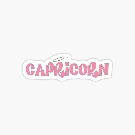 Zodiac Widget, Pink Capricorn, Cute Capricorn, Capricorn Sticker, Capricorn Aesthetic, Capricorn Zodiac Sign, Capricorn Sign, Cute Laptop Wallpaper, Sign Sticker