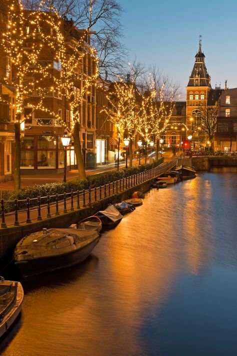 Top 10 Things To Do At Christmas In Amsterdam, Netherlands Things To Do At Christmas, Amsterdam Christmas, Medieval Houses, Netherlands Travel, Amsterdam Travel, Amsterdam City, Countries To Visit, Amsterdam Netherlands, City Aesthetic