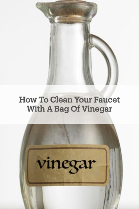 Are you constantly looking for easier ways to keep your house clean? Well, check out what a bag of vinegar can do to a #sink faucet! Cleaning Faucets With Vinegar, Keep Your House Clean, Cleaning Faucets, What Happens When You, Fix It, Clean House, Vinegar, A Bag, Home Remedies