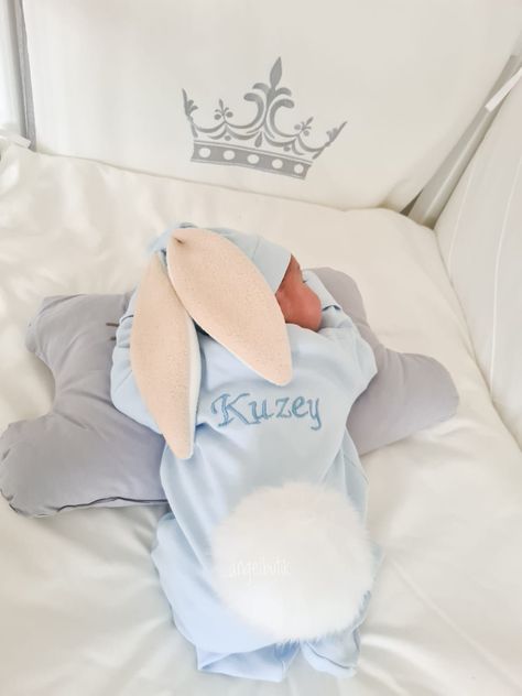 Couples Football, Baby Bunny Outfit, Baby Boy Football, Mom And Baby Outfits, Bunny Onesie, Baby Easter Outfit, Boys Easter Outfit, Easter Baby, Baby Boy Clothes Newborn