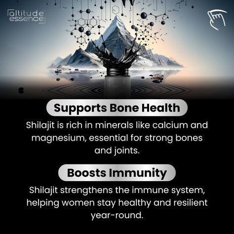 🌿✨ Unlock the Ancient Secret to Women's Wellness: It's Shilajit! 💖 Only £29.99 50g Discover the incredible benefits of Shilajit for women: ⁣ 💪 Supports Bone Health: Shilajit is rich in minerals like calcium and magnesium, essential for strong bones and joints. 🛡️ Boosts Immunity: Shilajit strengthens the immune system, helping women stay healthy and resilient year-round. 🌟 Enhances Skin Health: Shilajit's antioxidant properties promote radiant skin and healthy hair, helping you glow from wit... Power Smoothie, Strong Bones, Helping Women, Bone Health, Women Helping Women, Womens Wellness, Immune Boosting, Stay Healthy, Health Supplements