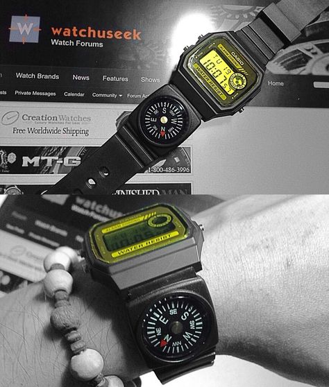 Compass Watch, Casio Protrek, New Movie Posters, Casio G Shock Watches, Stylish Watches Men, Tech Aesthetic, Retro Gadgets, Custom Strap, Retro Watches