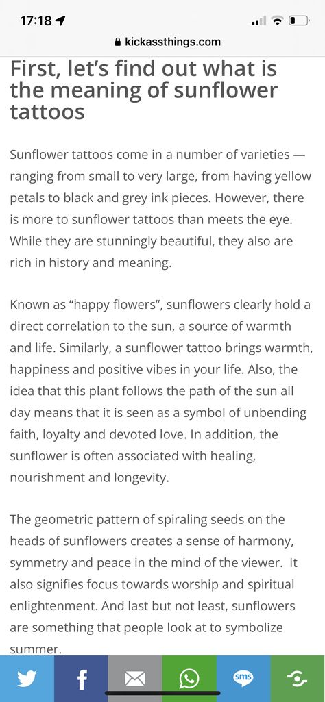 Sunflower Positivity Tattoo, Sunflower Meaning Tattoo, What Does A Sunflower Symbolize, Meaning Of Sunflower Tattoo, Sunflower Symbolism Meaning, Let Them Tattoo Meaning, Sunflowers Meaning, Sunflower Tattoo With Quote, Sunflower Memorial Tattoo