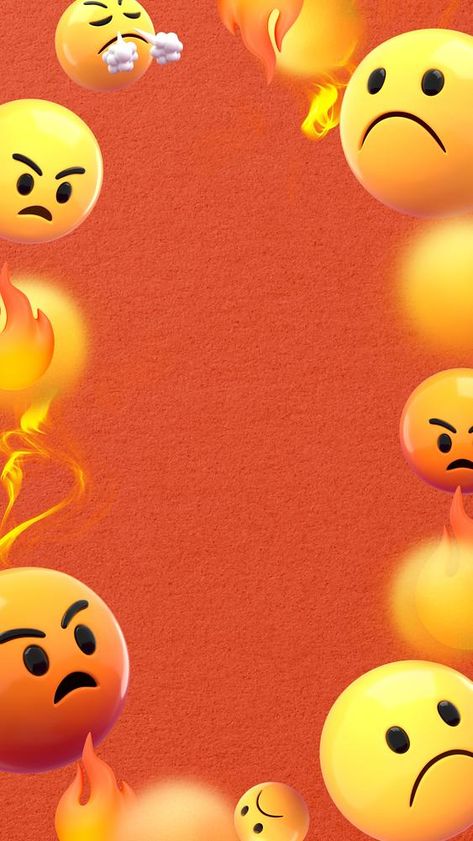 Emojis Background, Angry Background, Angry Emoticon, 3d Wallpaper Background, Angry Wallpapers, Rendering Background, Angry Emoji, Emoji Backgrounds, Yoga Poses Advanced