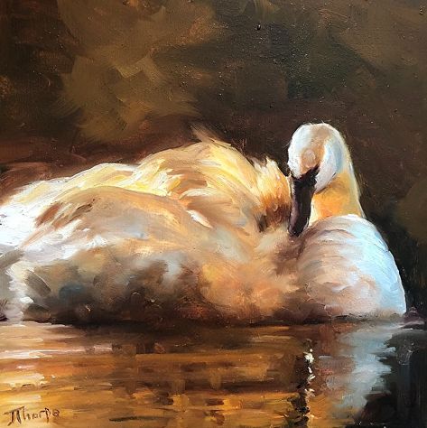 Allaprima Painting, Swan Painting, Arts Stream, Painting Competition, Daily Painting, Artwork Images, Artist Life, Online Painting, Artist Websites