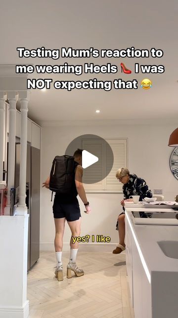 TOM TROTTER | ONLINE COACH💻 on Instagram: "MUM’S REACTION 🥹 👏🏼 “Live simply so others can simply live” 

#fyp #foryou #fyp #viral #trend #trending #me #mum #mom #son #heels #entertainment #funny"