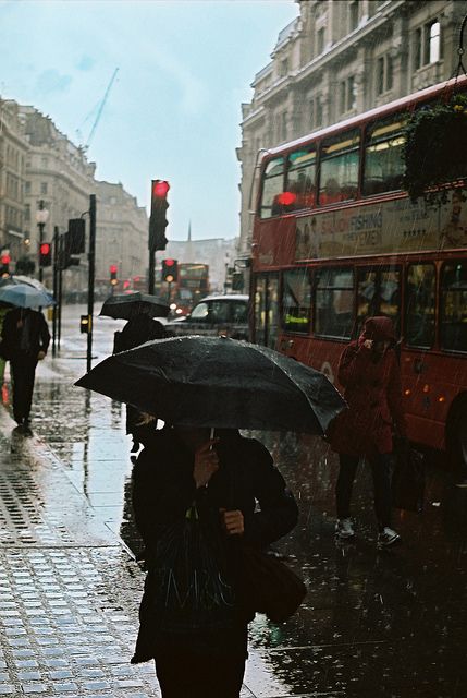 Rain on Regent Street London Rain, Rainy Street, London Dreams, I Love Rain, London Aesthetic, Love Rain, Walking In The Rain, Rainy Night, London Town