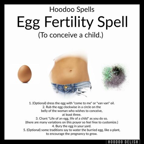 Fertility Spell, Hoodoo Conjure Rootwork, Hoodoo Magic, Hoodoo Conjure, Hoodoo Spells, Fertility Doctor, Spells For Beginners, Easy Spells, Voodoo Hoodoo