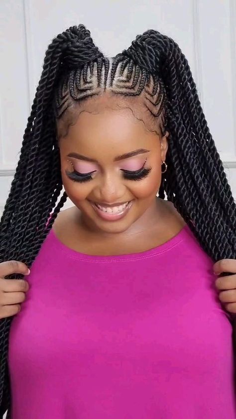 #viral #trending hairstyles #beauty #summerhairstyles #2023 hairstyles Latest Braid Styles, Braid Hairstyles Ideas, Latest Braided Hairstyles, Latest Hair Braids, Cornrows Natural Hair, Cornrows Braids For Black Women, Quick Braids, Short Box Braids Hairstyles, Braided Hairstyles For Black Women Cornrows