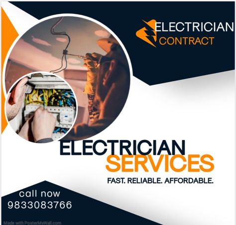 Electrician Services, Independence Day Images, Electrical Services, Flyer Design Inspiration, Electrical Work, Cartoon Background, Design Graphique, Media Post, Electrical Equipment