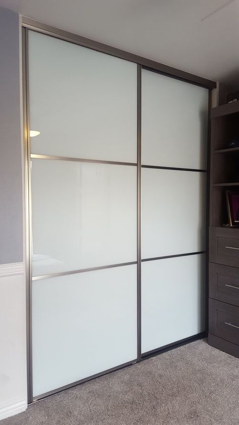 Glass Closet Doors — Interior Door & Closet Company Sliding Glass Closet Doors, Interior Door Installation, Glass Closet Doors, Custom Interior Doors, Wardrobe Design Modern, Glass Closet, Kitchen World, Wardrobe Interior, Entrance Furniture