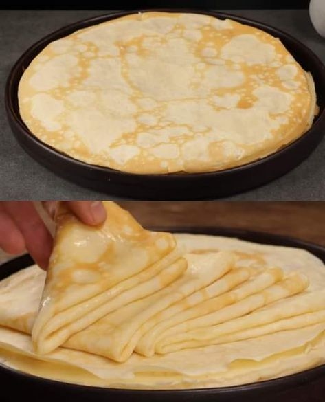 THE SECRET to Perfect French Crepes is... - Very Good Recipes Banana Oatmeal Pancakes, Dessert Light, Crepes Recipe, Zucchini Soup, French Crepes, Sausage Bake, Savory Crepes, Crepe Recipes, Pudding Desserts