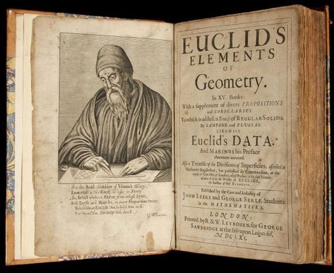 euclid-elements Euclid Geometry, Luca Pacioli, Geometry Book, Euclidean Geometry, American Indian History, Classical Antiquity, A Discovery Of Witches, Trigonometry, Calculus