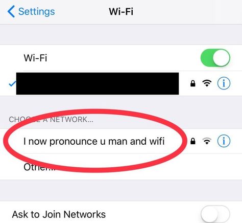 33 Wifi Network Names That Will Make You Chuckle - Funny Gallery Funny Wifi Names, Wifi Names, Funny Memes About Life, Name Game, Jokes And Riddles, Wifi Network, Funny Me, Funny Signs, Funny People