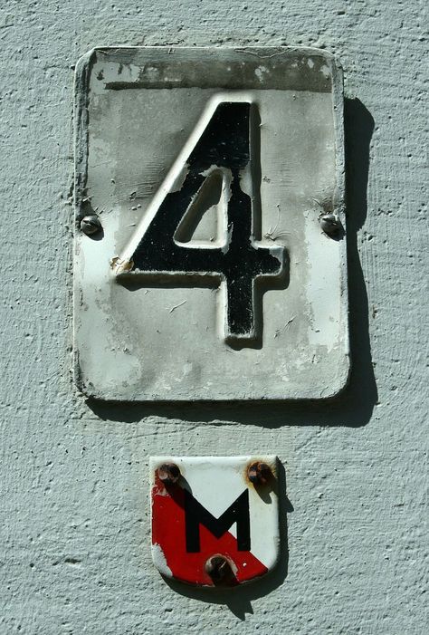 4 Aesthetic, What's Your Number, Emotional Needs, Number Four, Odd Numbers, Number Games, Encaustic Painting, Alphabet And Numbers, Mail Art