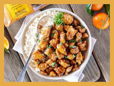 Trader Joes Recipes Dinner, Mandarin Orange Chicken, Chicken Over Rice, Trader Joes Recipes, Cooking Classy, Orange Chicken, Trader Joe’s, Trader Joe, Frozen Meals