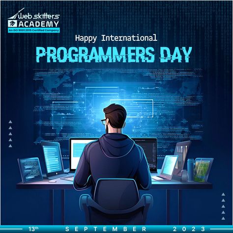 The amount of passion programmers have for coding is the reason they are able to create all that we can think of. Happy Programmers’ Day! #WebskittersAcademy #HappyProgrammersDay #CodeLife #CodeCreators Coding Quotes Programming, Education Ads, Coding Quotes, Class Poster, Social Media Branding Design, Media Branding, General Ideas, Content Design, Ads Design