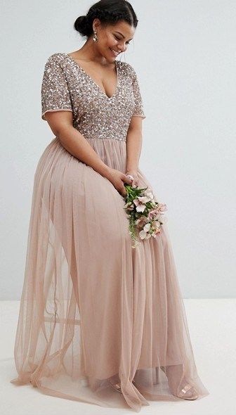 45 Plus Size Wedding Guest Dresses {with Sleeves} - Alexa Webb Wedding Guest Dresses With Sleeves, Plus Size Herbst, Gaun Tulle, Plus Size Wedding Guest, Wedding Guest Gowns, Plus Size Wedding Guest Dresses, Sukienki Plus Size, Bridesmaid Dresses With Sleeves, Bohemian Dresses