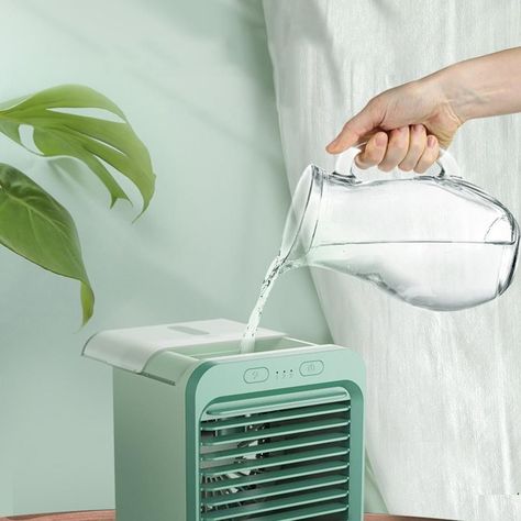 Small Portable Air Conditioner, Portable Air Cooler, Air Cooler Fan, Evaporative Air Cooler, Portable Ac, Water Mist, Air Supply, Small Fan, Portable Fan