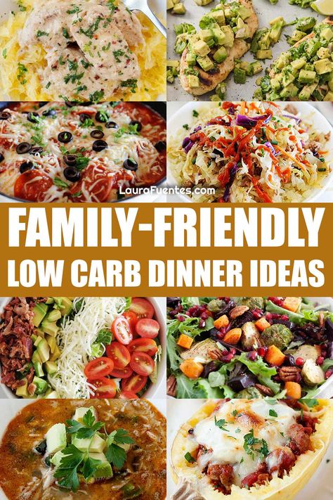 These kid-approved low-carb dinner recipes are quick, easy, and guaranteed to satisfy your whole family. Easy Dinner Ideas For Family Low Carb, Low Carb Dinner Family, Food Recipes For Dinner Healthy Low Carb, Easy Dinner Recipes Low Car, Low Carb Recipes Family Friendly, Weeknight Dinner Easy Low Carb, Easy Keto Family Dinners, Supper Ideas Keto Friendly, Low Carb Dinner Meals Families