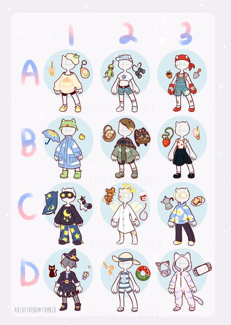 Art of the Ro | i had outfit ideas and nothing to do with ‘em... Oc + Letter + Number Clothes, Draw Your Character In This Outfit, Put Ur Oc In This Outfit, Send A Number, Draw Ur Oc In This Outfit, Oc Makers, King Julian, Drawing Outfits, Clothing Anime