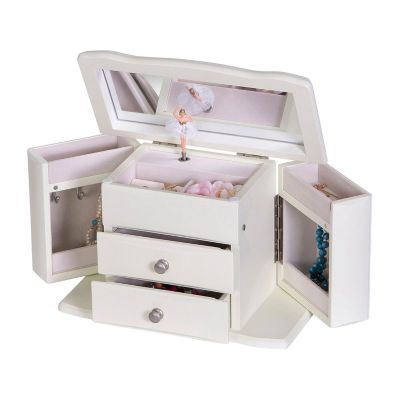 Buy White Musical Ballerina Jewelry Box at JCPenney.com today and Get Your Penney's Worth. Free shipping available Blonde Ballerina, Ballerina Musical Jewelry Box, Ballerina Aesthetic, Music Box Ballerina, Ballerina Jewelry Box, Kids Jewelry Box, Dancing Ballerina, Ballerina Jewelry, White Tutu