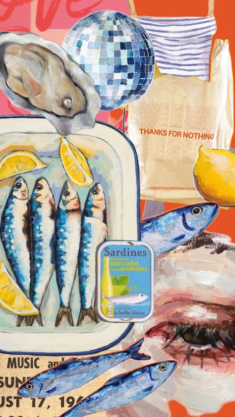 #sardine #wallpaper #shufflesart #art Iphone Design, Food Art, Bee, Art