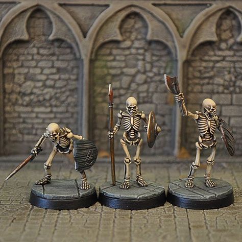 Evil Magic, Magic User, Fantasy Things, Tabletop Games Miniatures, Skeleton Warrior, Rpg Games, Games Workshop, Mini Paintings, Anatomy Art