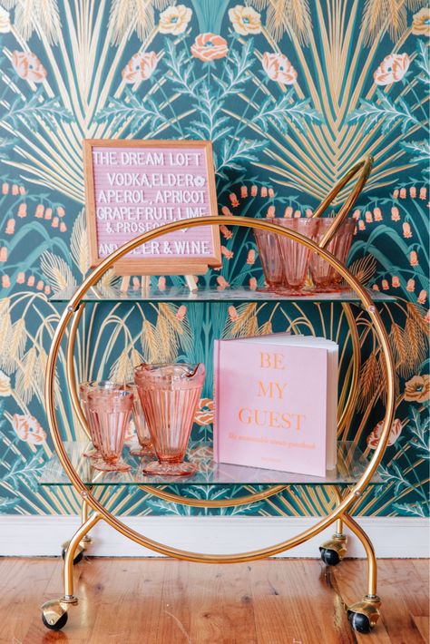 Shop Selene Bar Cart and other curated products on LTK, the easiest way to shop everything from your favorite creators. Loft Designs, Rolling Bar Cart, Loft Studio, Rolling Bar, Home Reno, Floral Wallpaper, Home Bar, Bar Cart, Sweet Home