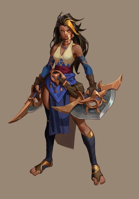 ArtStation - a desert girl Egyptian Warrior, Amazon Warrior, Casual Art, Concept Art Character, Black Anime Characters, Character Poses, Game Character Design, Historical Characters, Character Design References