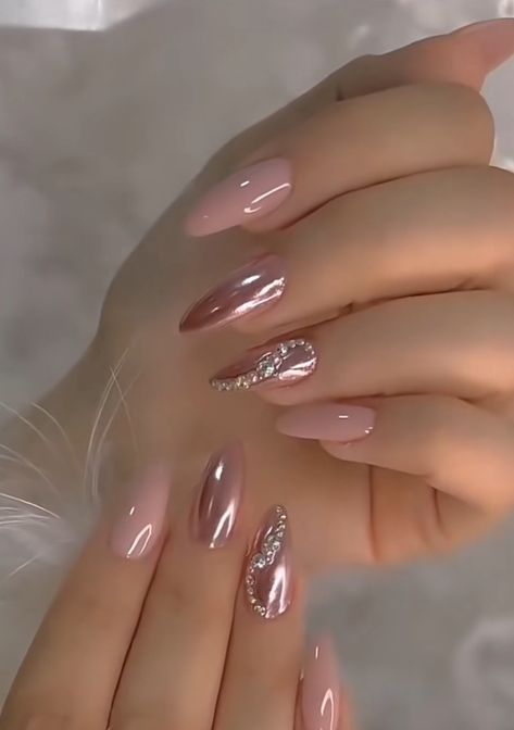 Pointy Nails French Designs, Summer Wedding Guest Nails, Elegant Nail Art, Fall Nail Trends, Fall Nail Art Designs, Fancy Nails Designs, Fall Nail Art, Elegant Nails, Fall Nail