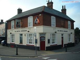 British Grenadier, Colchester, Essex, CO1 2AP - pub details # beerintheevening.com Beer Guide, Colchester Essex, Beer House, Outside Seating, Pub Crawl, New Town, Best Beer, Railway Station, Being A Landlord