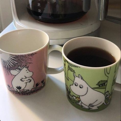 Mugs Aesthetic, Moomin Mugs, Moomin Valley, Pretty Mugs, Cute Mugs, Bits And Bobs, Cute Food, Nom Nom, Aesthetic Pictures