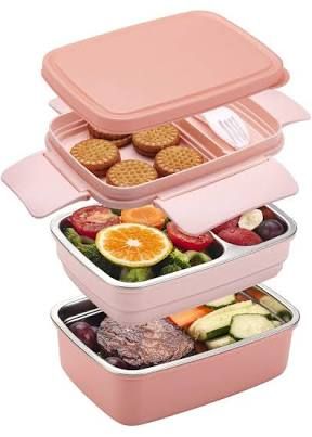 23 Bento Boxes That Make Lunch Time Fun Lunchbox Containers, Lunch Boxes Ideas, Silicone Food Container, Cheap Dinnerware Sets, Bento Boxes Containers, Bento Box Lunches, Stainless Steel Bento Box, Salad Dressing Container, Cute Lunch Boxes