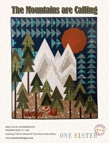 Mountain Quilt Pattern, Woodland Quilt, Appliqué Quilts, Mountain Quilts, Quilt Modernen, Flannel Quilts, Applique Quilt Patterns, Mountains Are Calling, Landscape Quilts