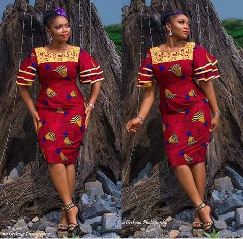 Ankara Short Gowns, Nigerian Dress Styles, Nigerian Outfits, Ankara Short Gown Styles, Skirt Styles, File Manager, Ankara Gowns, Ankara Gown, Ankara Gown Styles