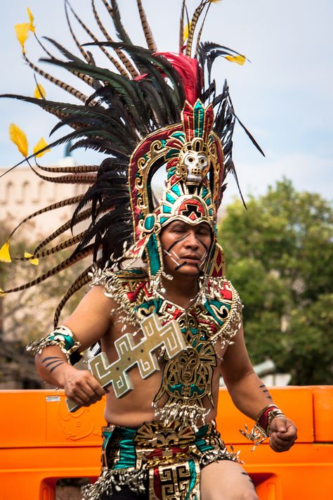 Aztec Dancer | by derekbruff Aztec Tribe, Aztec Costume, Aztec Clothing, Aztec Warrior Tattoo, Aztec Artwork, Warrior Outfit, Aztec Culture, Aztec Dress, Mayan Art