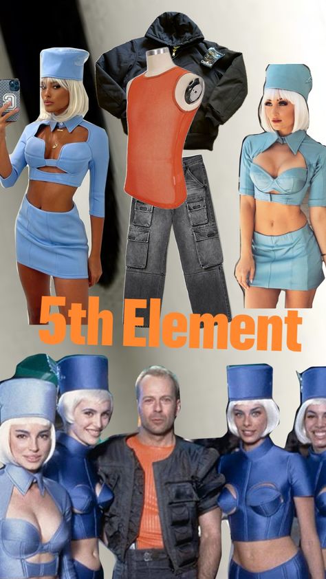 5th Element movie costume inspo 5th Element Costume, Element Costume, 5th Element, Space Oddity, Costume Inspo, Movie Costumes, Halloween Costumes, Halloween, Pins