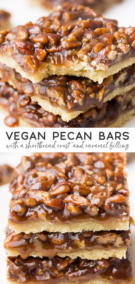 Vegan Pecan Bars, Pecan Bars Recipe, Pecan Filling, Vegan Pecan, Vegan Baking Recipes, Pecan Bars, Plant Based Desserts, Vegan Bar, Dessert Aux Fruits