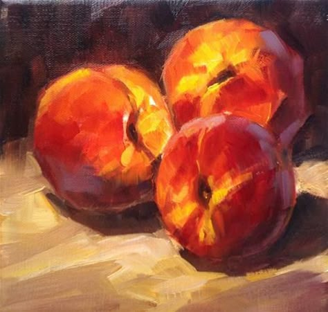 Daily Paintworks - "Peaches" - Original Fine Art for Sale - © Irina Beskina Peach Still Life, Peach Painting, Peach Paint, Vegetable Painting, Still Life Artists, Art Still Life, Foodie Art, Still Life Fruit, Gouache Art