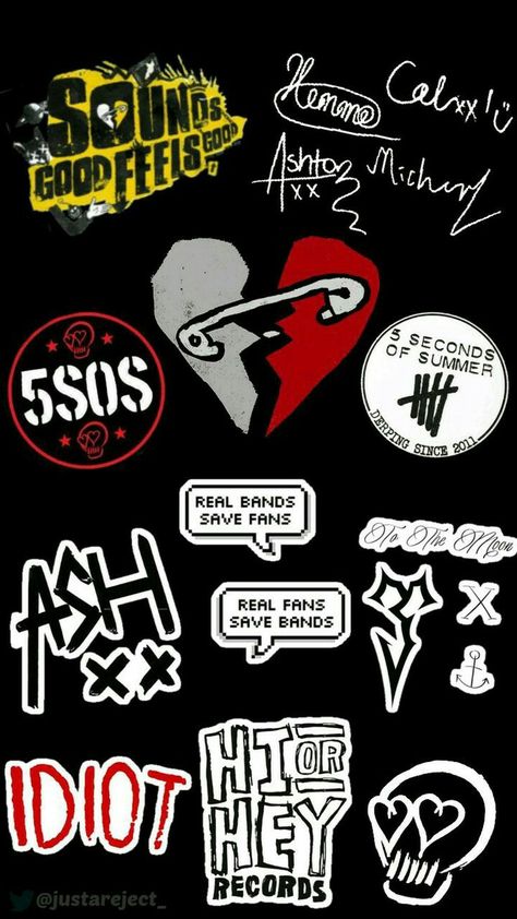 5sos Tally Tattoo, 5sos Safety Pin, 5sos Wallpaper Lockscreen, 5sos Logo, Safety Pin Heart, 5sos Lockscreen, 5sos Tattoo, Summer Lockscreen, 5sos Art