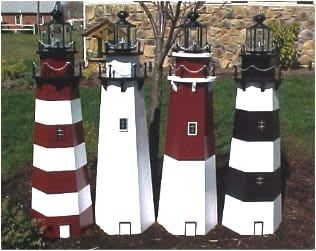 Lighthouse Plans, Garden Lighthouse, Lighthouse Woodworking Plans, Diy Lighthouse, Wood Lighthouse, Lighthouse Crafts, Duck Pond, Learn Woodworking, Wood Plans