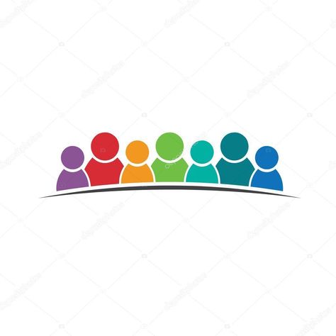 Teamwork people 7. Group of people logo — Vector #peoplelogo #teamworklogo #childrenlogo #happy #children #community #teamwork #group #people #creative #social #care #business #logo #drawing #outline #silhouette #clipart #cute #mockup #abstract #template #icon Teamwork Logo, Unity Logo, Abstract Template, People Logo, Happy Children, Social Care, Group Projects, Group Of People, Kids Logo