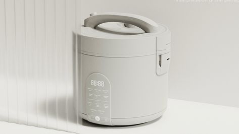 Rice Cooker Design, Electric Cooker, Mini Electric, Design Products, Rice Cooker, Pressure Cooker, News Design, New Design, Industrial Design