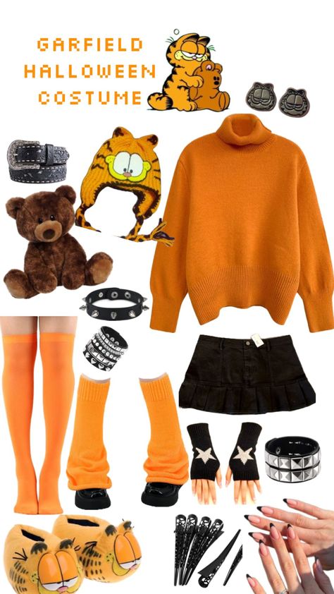 Casual Halloween Costumes, Garfield Costume, Cartoon Halloween Costumes, 90s Halloween Costumes, Horror Halloween Costumes, Women Halloween Costume Ideas, Classy Halloween Costumes, New Halloween Costumes, Halloween Costume Ideas For Women