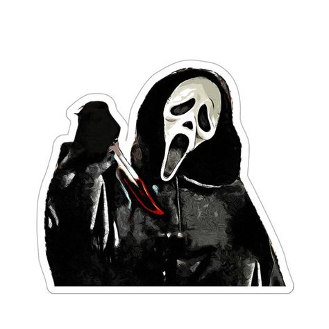 Ghost Face Sticker, Cricut Decals, Shop Sticker, Scream 6, Popular Now, Comic Style Art, Ghost Face, Face Stickers, Ghost Faces